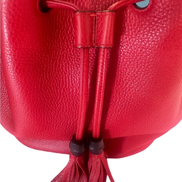 Gucci Lady Tassel Bucket Leather Shoulder Bag - Picture 4 of 11